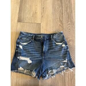 American Eagle 90's Boyfriend Shorts Dark Wash size 12